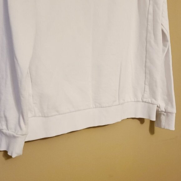Brooklyn Supply Co. | Men's Retro White Quarter Zip Pullover (Size Small) - Picture 13 of 16